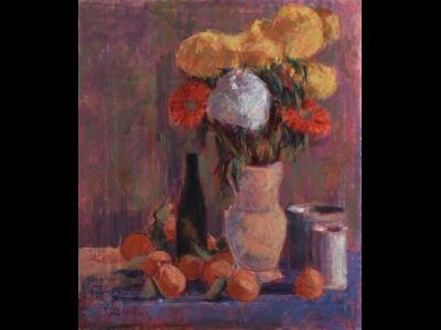 Sfere (diosperi e crisantemi)