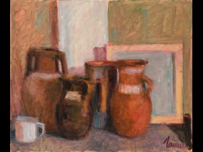 Natura morta con vasi